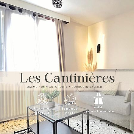 Les Cantinieres - Bourgoin Jallieu - Jardin Prive Ruy-Montceau Ngoại thất bức ảnh